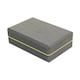 image 1 of Yoga-Mad 369 Yoga Block - Grey/Lime Green - One Size