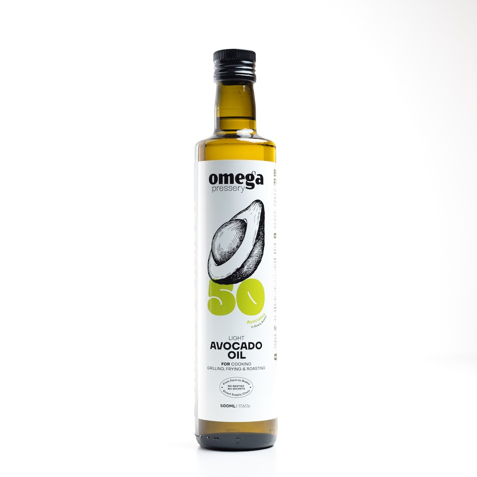 image 1 of Omega Pressery Light Avocado Oil 500ml