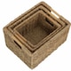 image 1 of Set of 3 Nordic Seagrass Storage Basket | Green | Green | Not provided