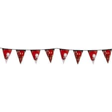 Horror Clown Halloween Plastic Pennant Bunting 6m