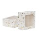 image 2 of Anniversary House Gold Star Square Treat Boxes with Window Pack of 2