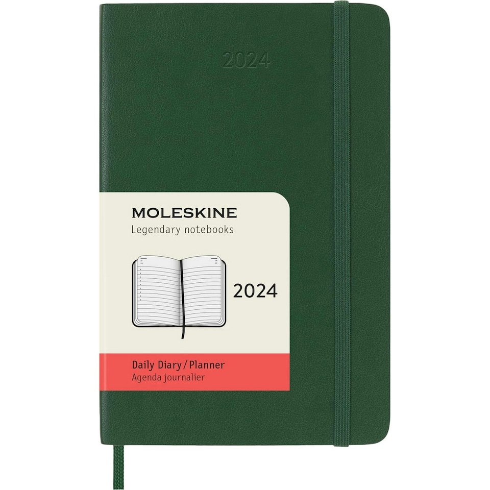 image 1 of Moleskine 12M Daily L Planner - Myrtle Green - One Size