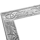 image 3 of Galvanised Brushed Silver Family Sentiment Picture Frame with Tree Decoration Silver | One Size