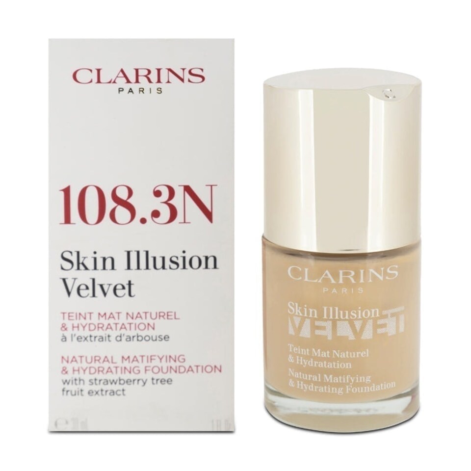 image 1 of Clarins Skin Illusion Velvet Foundation 108.3N N/A