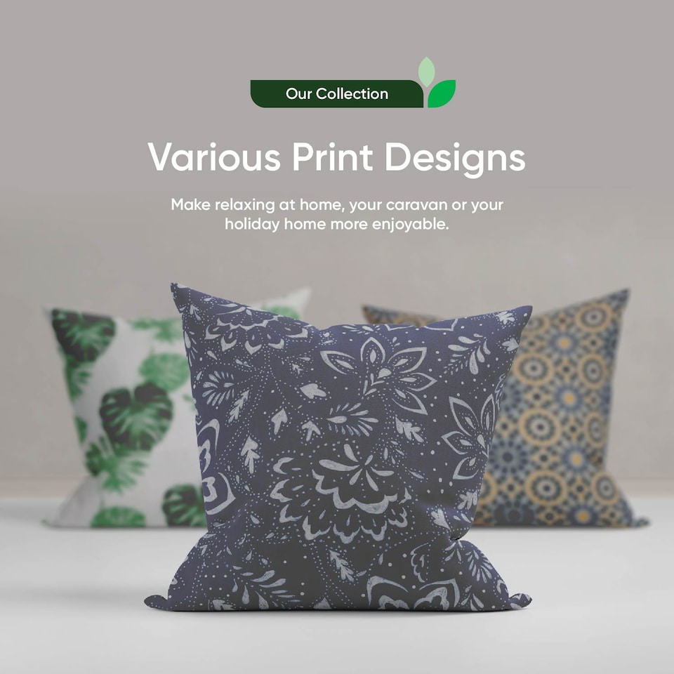 image 1 of Gardenwize Solo Flamingo Scatter Cushions Outdoor (Pair)