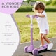 image 6 of AIYAPLAY Kids 3 Wheel Scooter for 2-6 Years Old w/ Adjustable Height, Pink 