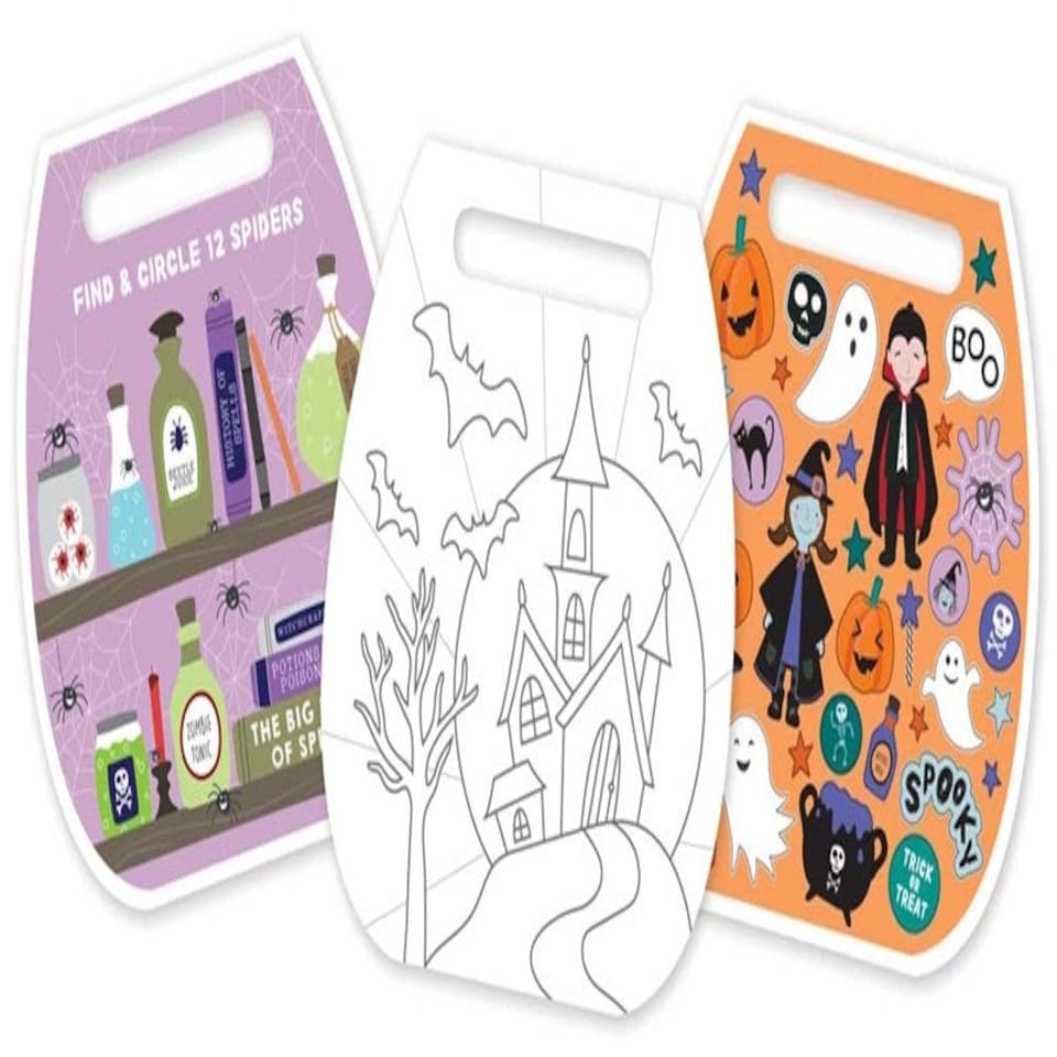 image 1 of Halloween Carry Along Colouring & Activity Book