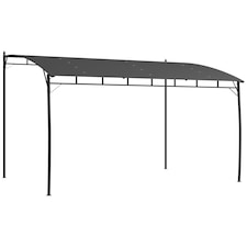 Outsunny 3 x 4m Metal Pergola, Outdoor Gazebo UV-Resistant, Grey
