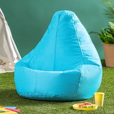 Icon Kids Dalton High Back Indoor Outdoor Bean Bag, Aqua