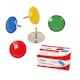 image 1 of Pack of 100 Assorted Colour Thumb Tacks - Push Pins 11mm