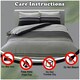 image 3 of VELVETIO Moxie Stripe Duvet Cover Set Reversible Polycotton Easy Care Beddings Black | Single