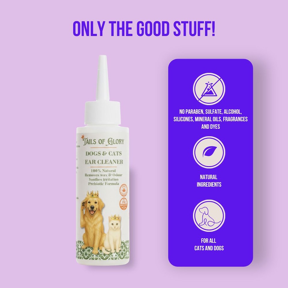 image 1 of Tails of Glory Natural Ear Cleaner for Dogs & Cats
