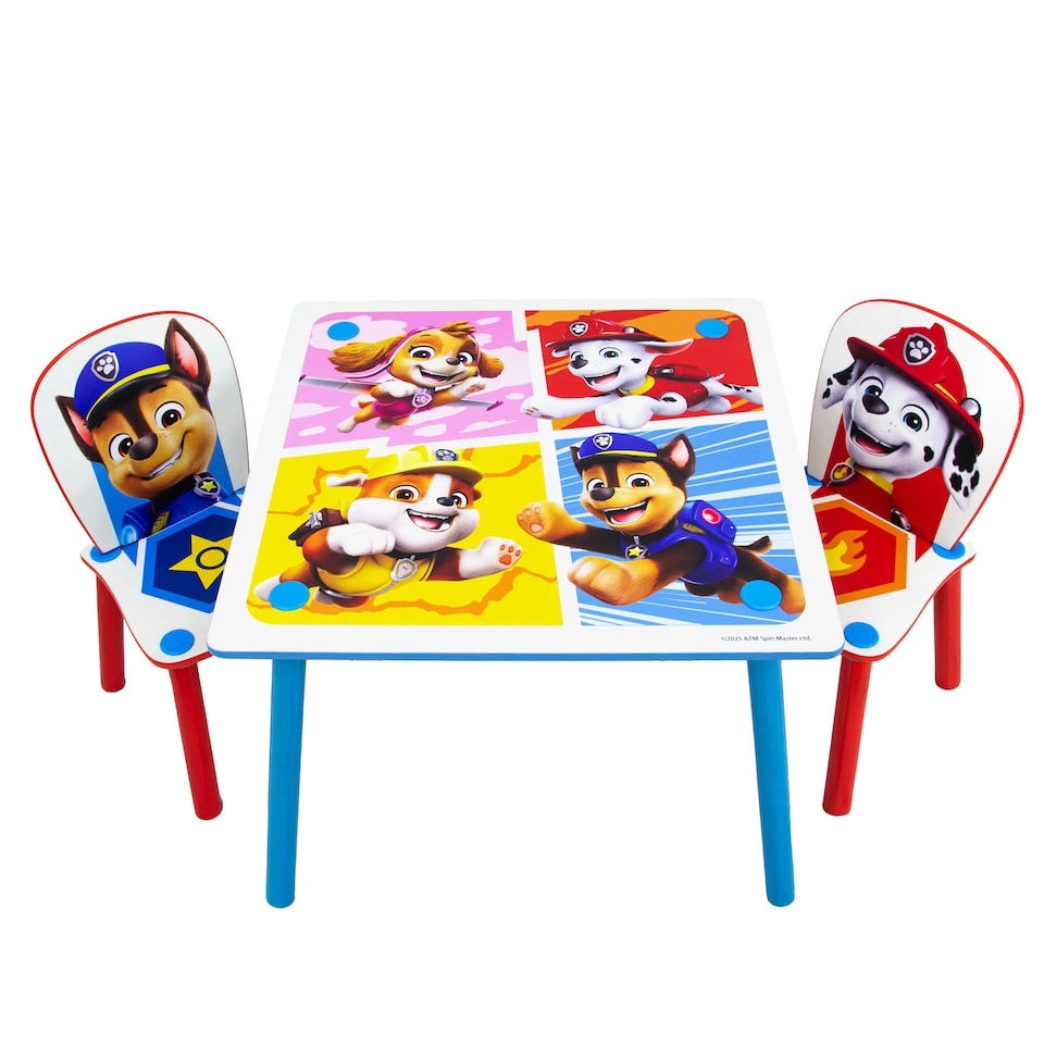image 1 of Paw Patrol Badges Table And Chairs