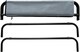 image 8 of Actiaspet Elevated Dog Bed Steel Frame Raised Pet Cot Black or Grey (Grey, Small)
