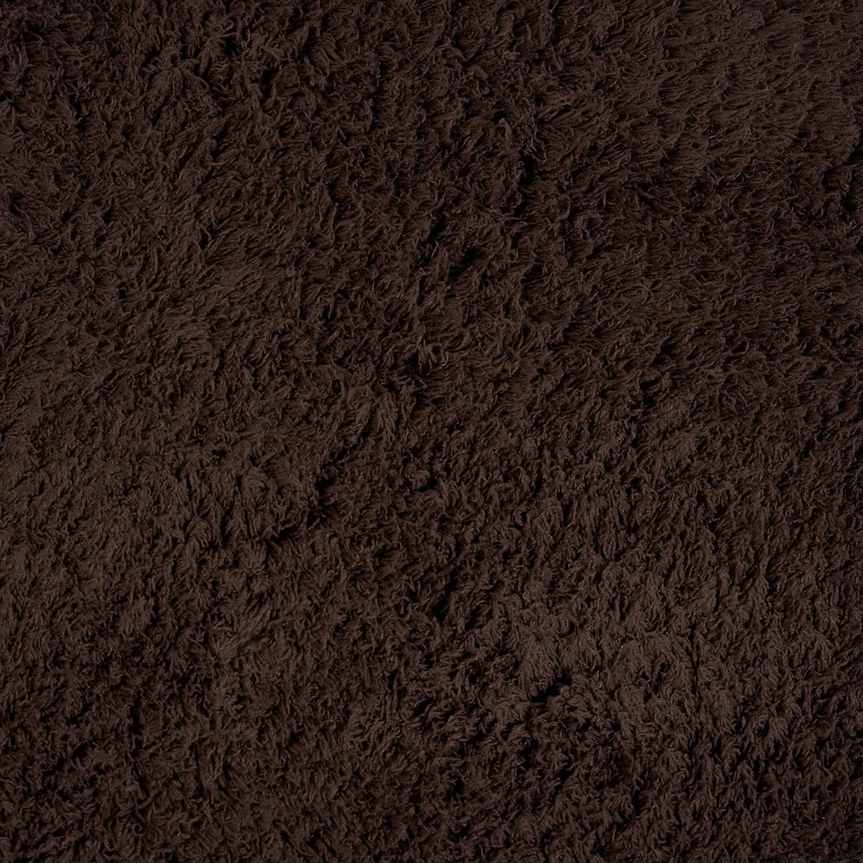 image 1 of OHS Fluffy Teddy Rug Soft Floor Carpet Non Slip Area Mat - 160 x 230cm | Brown | 160cm x 230cm