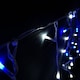 image 4 of 640 LED 16m Premier Christmas Outdoor 8 Function Icicle Lights in Blue & White