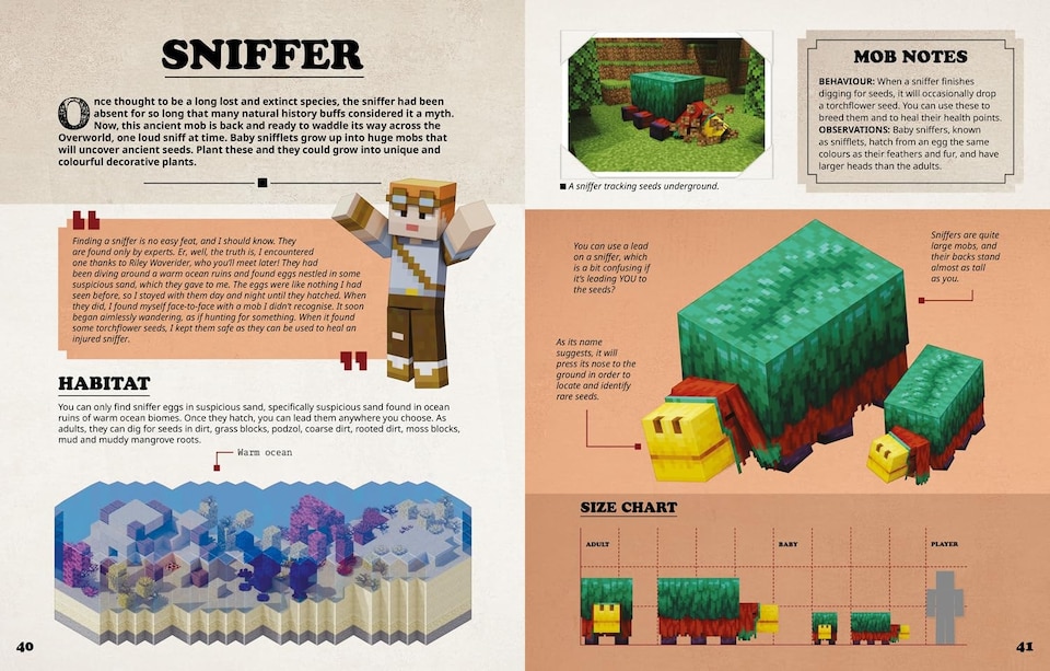 image 1 of Minecraft: Mobspotter’s Encyclopedia Hardback By Mojang AB