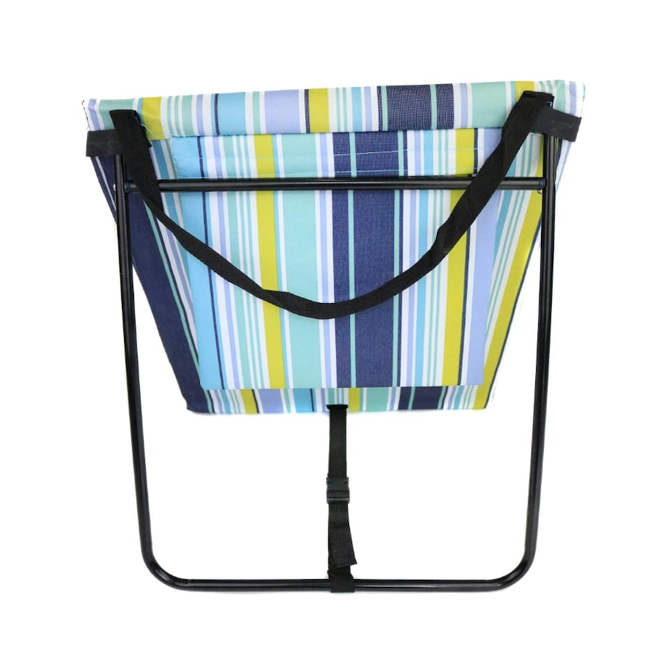 image 1 of Oypla Portable Beach Mat Folding Chair Sun Lounger Outdoor Camping Multi