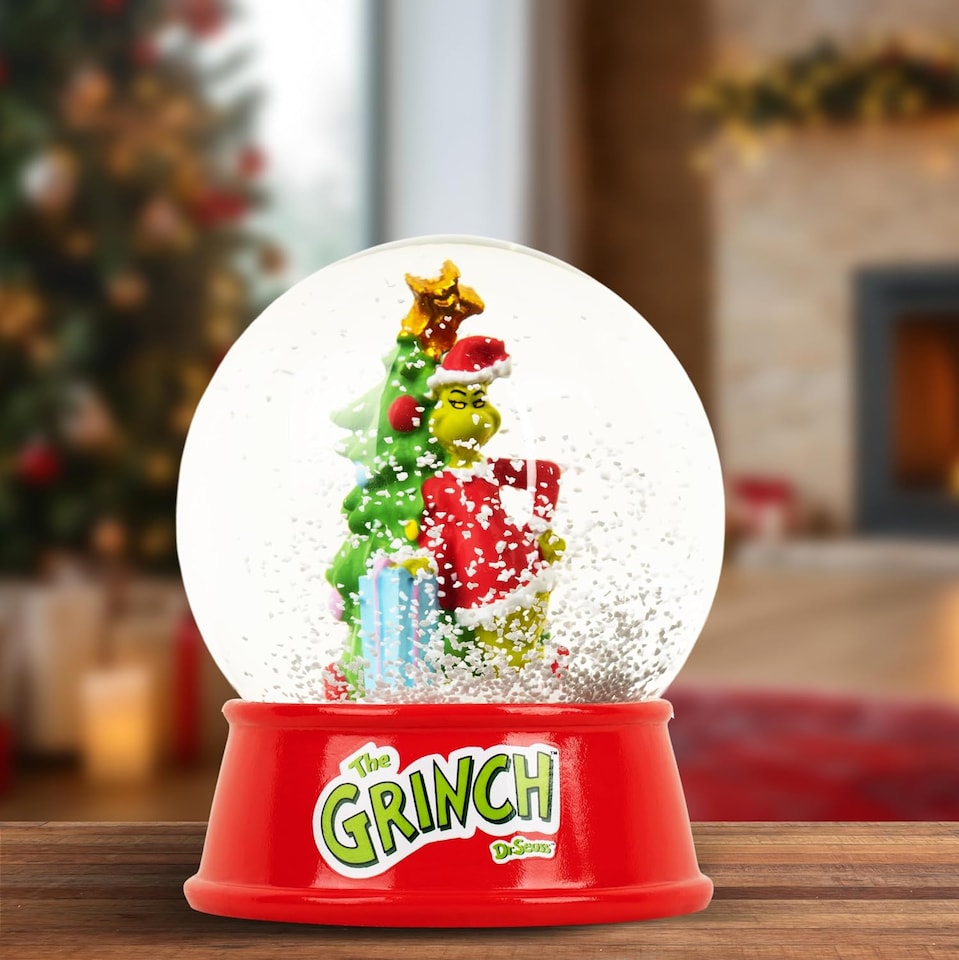 image 1 of The Grinch Xmas Tree and Grinch Snow Globe