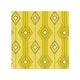 image 1 of Yellow Geometric Splash Back | White