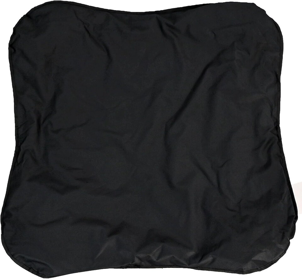 image 1 of Actiaspet Elevated Dog Bed with Steel Frame and Poly-Cotton Padding, Indoor Outdoor Pet Cot Black (L)