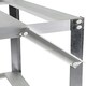 image 4 of Lacewing Traditional 3 Tier Greenhouse Staging Shelving Bench in Silver 126cm