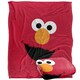 image 1 of Sesame Street Face Elmo Blanket - Multicoloured - One Size
