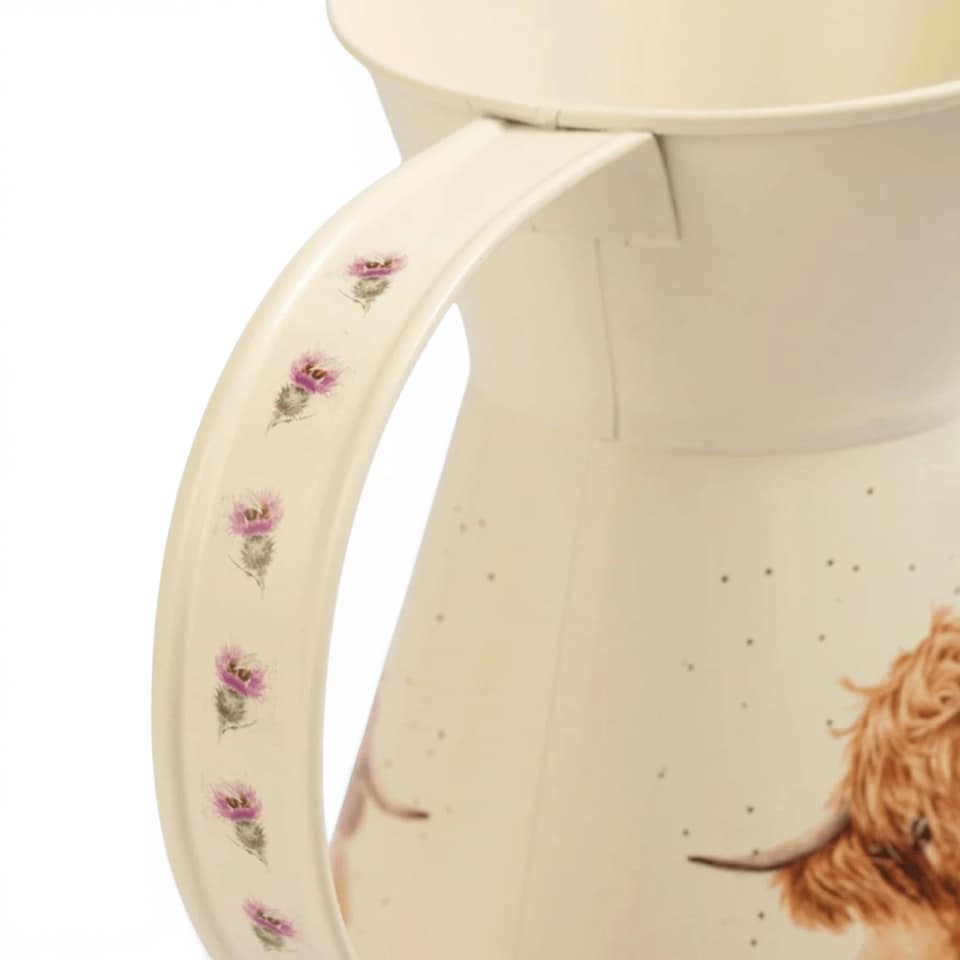 image 1 of Wrendale Designs Gentle Giants Highland Cow Flower Jug