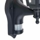 image 3 of Eversham - Black Six Sided Lantern Motion Sensor Outdoor Light Black | Clear