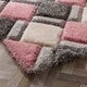 image 4 of Origins 3D GEO Shaggy Blush 120x170