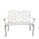 image 2 of Victorian Bench (2 Seater) British Made, High Quality Cast Aluminium Garden Furniture - Wide Choice of Colours and Finishes Available Black