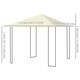 image 5 of Outsunny Garden Gazebo Awning Tent Marquee Water Resistant Steel Cream 3mx3m