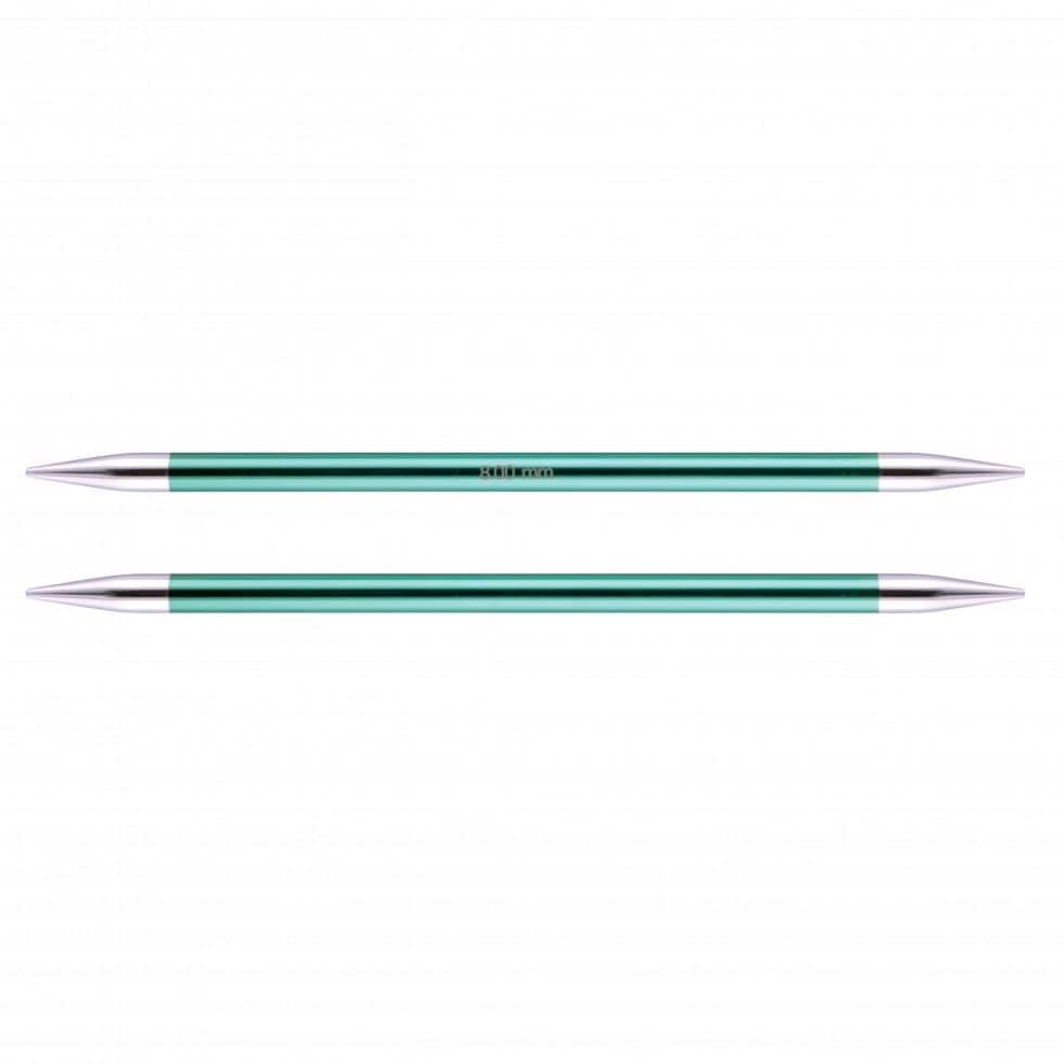 KnitPro ZING DP 20X8 - Zing: Knitting Pins: Double-Ended: Set of Five: 20cm x 8.00mm