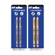 image 1 of Silver & Gold Markers Pens Bullet Tip 2 Pack Stationery Office Work Home