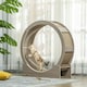 image 2 of PawHut Cat Treadmill with Brake, Scratching Pads for Indoor Cats, Brown