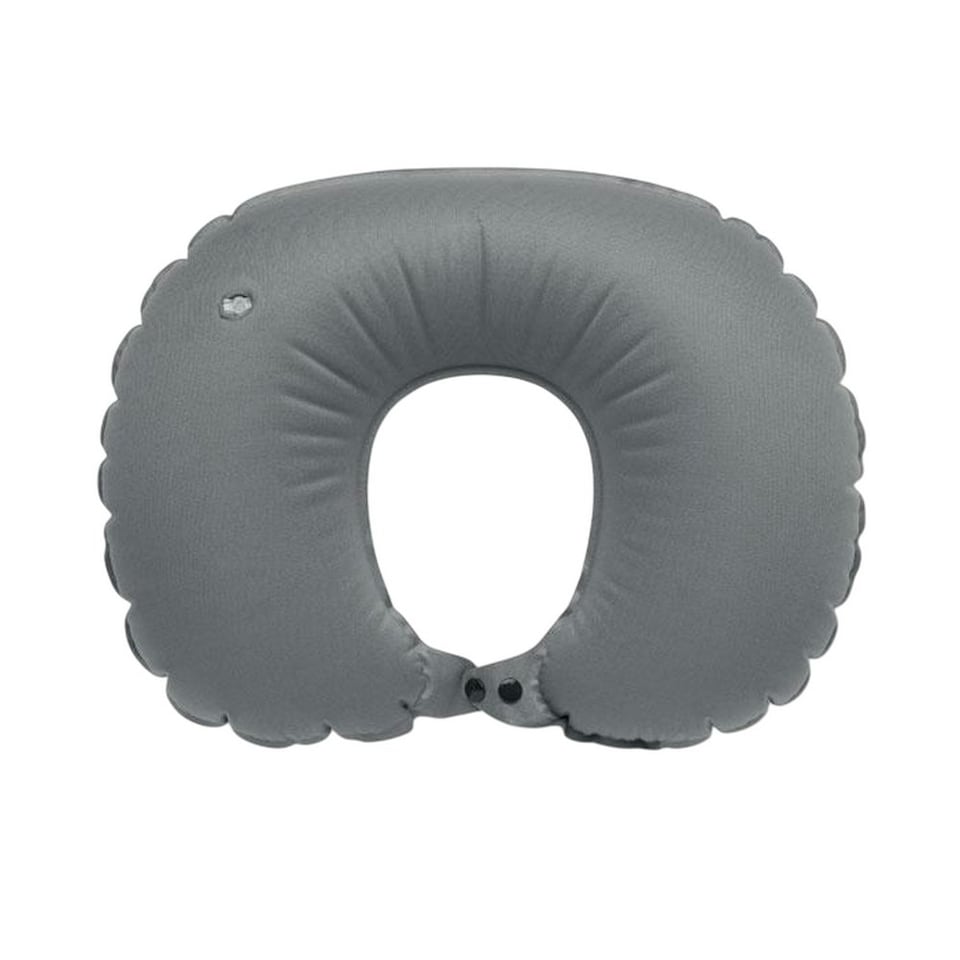 image 1 of MidOcean Inflatable Heddow Travel Pillow - Stone Grey - One Size Grey | One Size