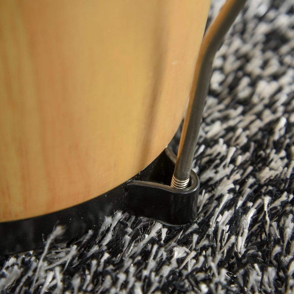 image 1 of HOMCOM Wooden Bongo Drum, Percussion Instrument, Drums, Tuning Wrench For Adults Beginners