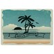 image 1 of Hello Summer (Rug) Blue | Medium: 80x150cm