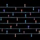 image 2 of Premier Timelights Battery Operated Rainbow 5m Multi | Rainbow LEDs, Green Cable