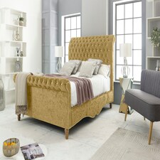Epsol Crush Superking Bed Frame - Beige