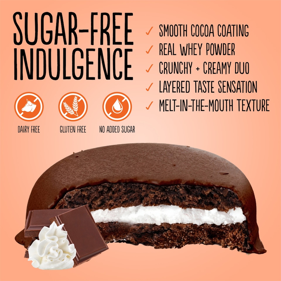 image 1 of Diablo No Added Sugar Chocolate Cream Cookies 136g