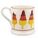 image 2 of Mug: 1 x 300ml Emma Bridgewater Rocket Lolly, Half Pint Mug, Ceramic White