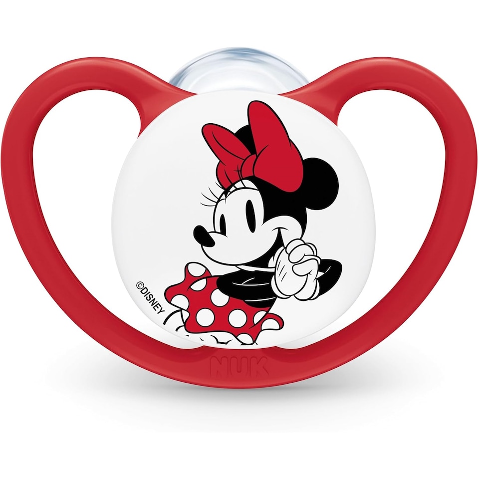 image 1 of Nuk Disney Mikey Miney Mouse Soother Dummy 2 Pack 18-36m
