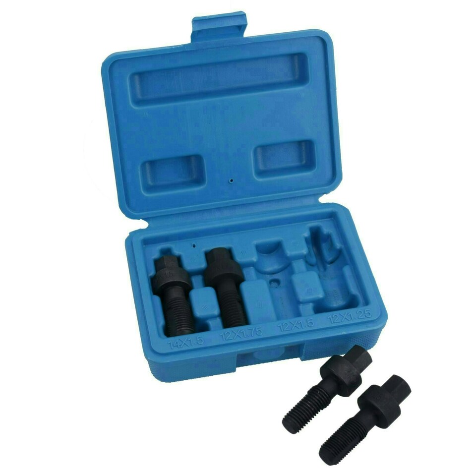 image 1 of 4pc Wheel Hub Internal Thread Repair Restorer Chasers Clean Set M12 - M14