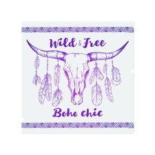 Boho Chic Native American Splash Back | White