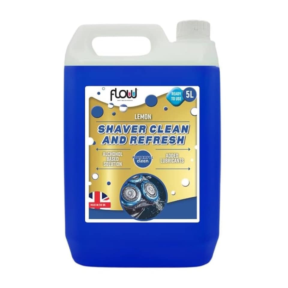 Flow Ready To Use Lemon Shaver Clean & Refresh Solution 5L | Blue | 5 L | 1