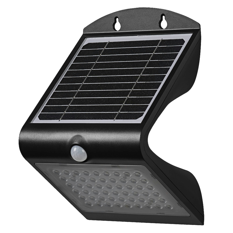 image 1 of OSRAM ENDURA Solar Sensor Floodlight, Black, 4W, 500lm Black