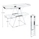 image 2 of COSTWAY Foldable 2 Level Clothes Drying Rack Garment Drying Hanger Height Adjustable