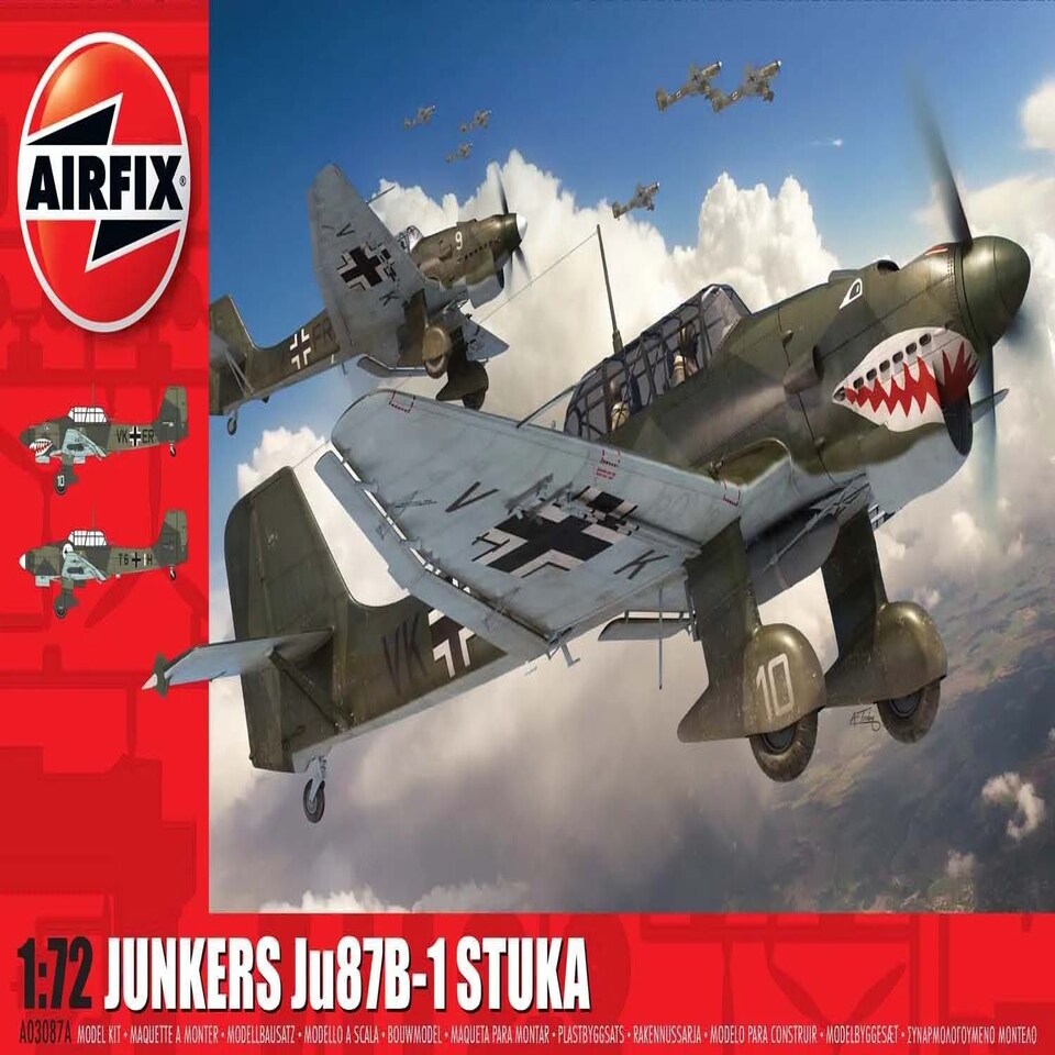 Airfix German Junkers Ju87B-1 Stuka (1:72 Scale)