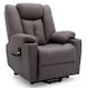 image 1 of Afton Technology Fabric Single Motor Rise Recliner Lift Mobility Chair (Brown)